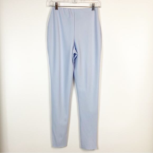 Missguided Jersey Tailored Cigarette Trousers Light Blue Size 6 - Picture 9 of 10